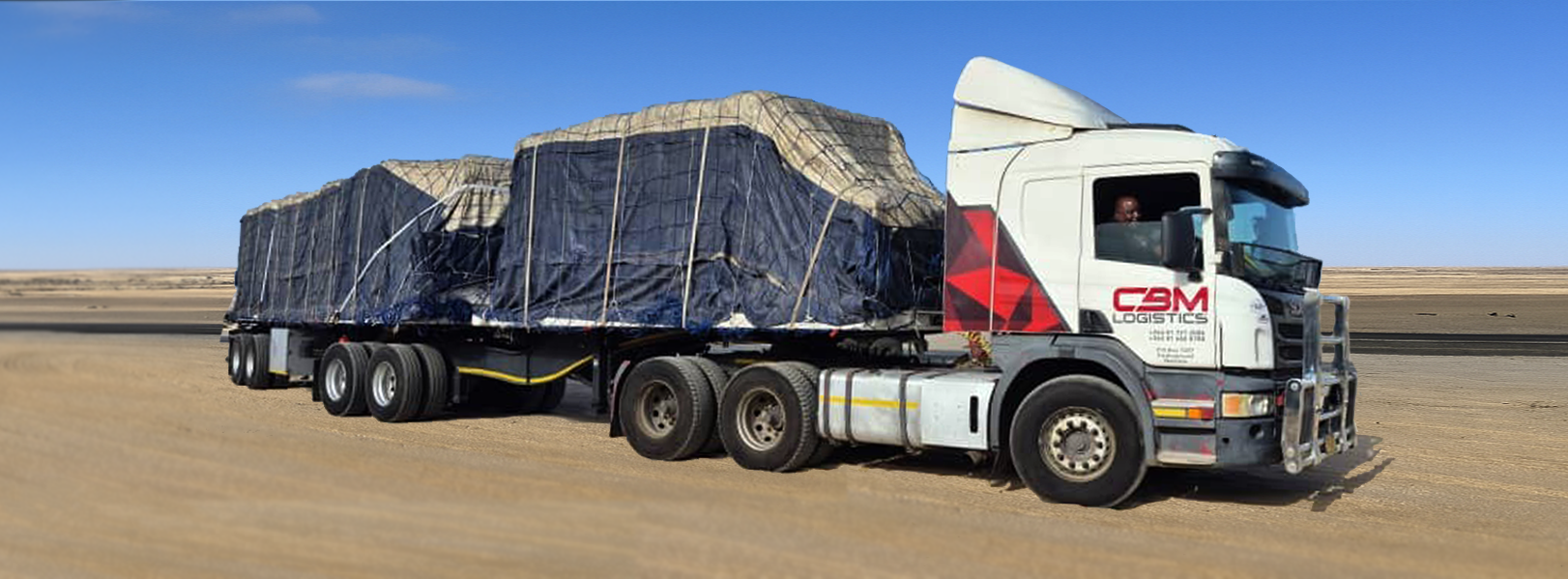 Cross-border road freight truck transporting bulk loads across SADC